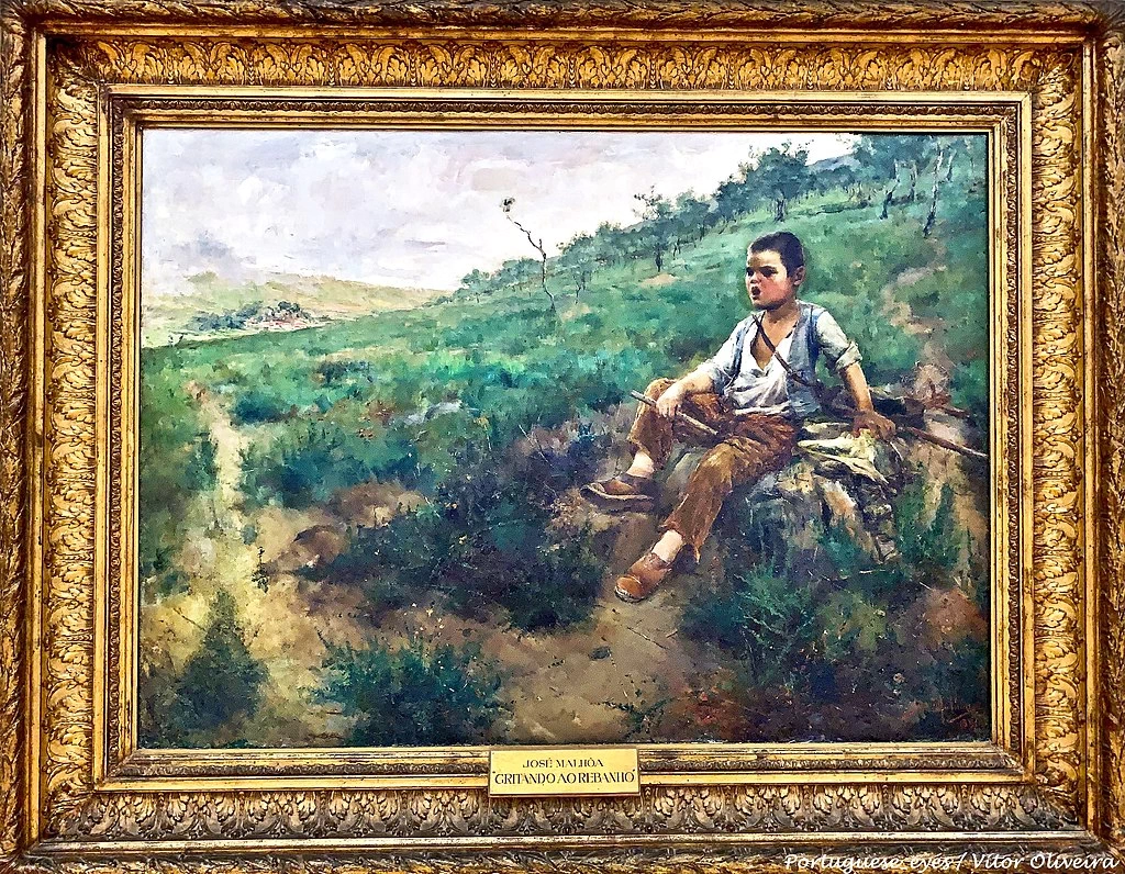 Grido alle pecore, 1891 - Museu de José Malhoa